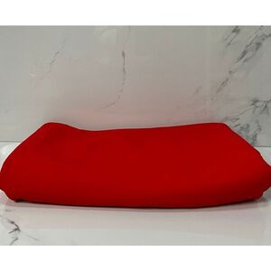 Vintage Thick Red Knit Fabric 1.5 yards